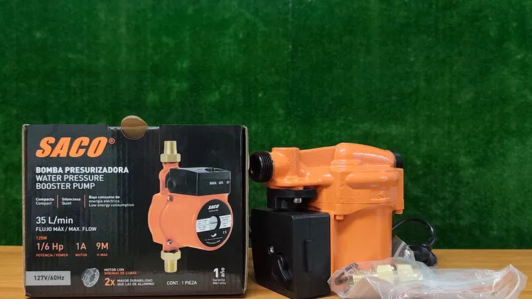 PRESURIZADOR PARA AGUA, SACO