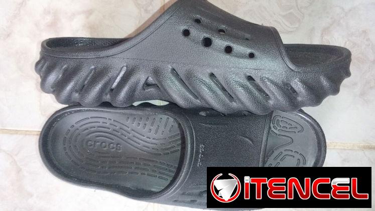 Chanclas Crocs negras – Sandalias casual unisex – Calzado cómodo negro – Zapatillas Crocs unisex – Chanclas deportivas n