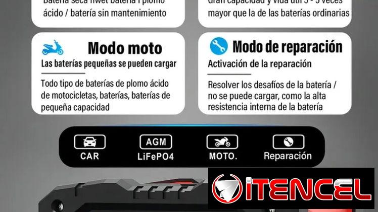 Cargador inteligente de batería 12V 24V 20a
