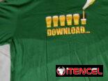 Pulover talla GG. Algodón, máxima calidad. Con imagen impresa muy sugerente: “Download cerveza”