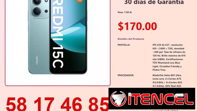 XIAOMI REDMI 15C 8GB+256GB – VERDE MENTA