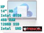 LAPTOP 🎁NUEVA🎁📦CAJA, HP (14-dq6014dx), 14″ HD Antireflejo, Intel N150, 4GB RAM, 128GB SSD, 10Horas