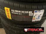 Goma de carros y batería/ Banda Blanca rin 15