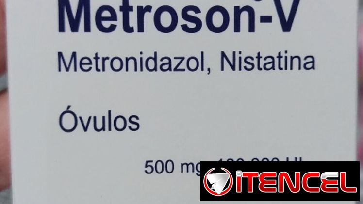 Óvulos de Metronidazol con Nistatina, caja con 12 unidades