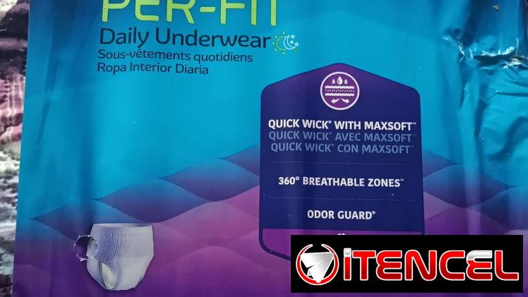 Culeros de adultos talla L tipo blumer de 18 unidades extra absorventes en 6200 mn
