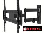 Soporte De Pared Unno Tekno Para TV 32–55” Brazo Articulado Full Motion VESA 400×400 Extensión 16.5” 77lb
