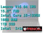 LAPTOP 🎁NUEVA🎁📦CAJA, Lenovo V15 G4 IRU (83A100ECUS), 15.6″ FHD IPS, Intel Core i5-1335U, 16GB RAM, Iris Xe, 1TB SSD