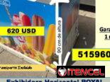 PD-613-Exhibidora Horizontal ROYAL…..620 USD…51596013…Transporte incluido