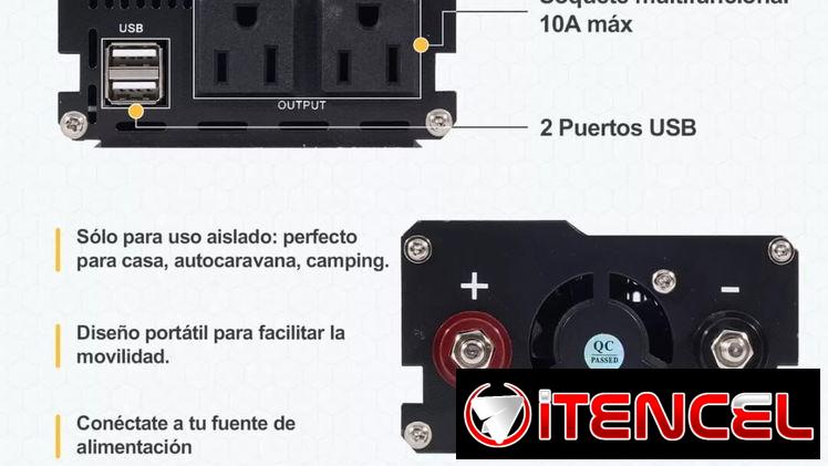 Inversor 3500w 12v/110v Onda Pura