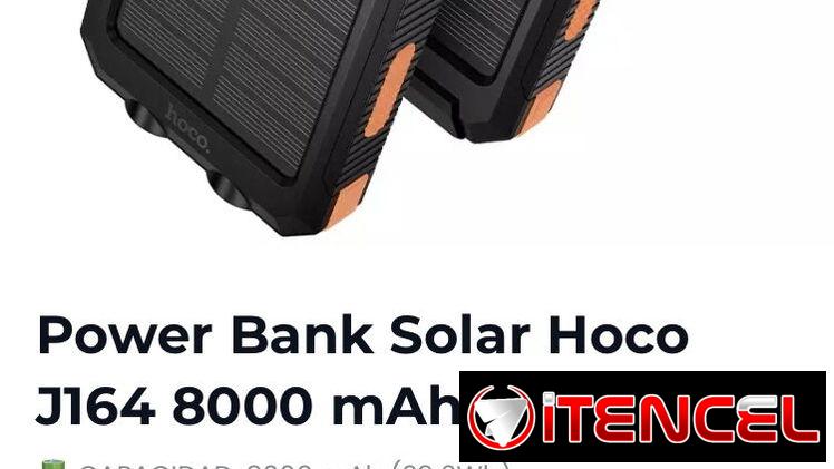 🔋 Power Bank Solar 8000mAh