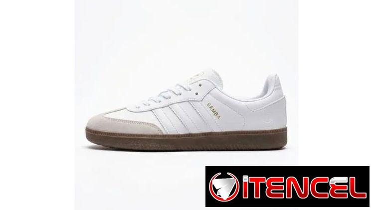 TENIS ADIDAS SAMBA BLANCO Y BEICH