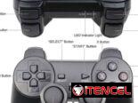 Mandos para PS2, PS3 y PC//Incluye el receptor inalámbrico//Nuevos