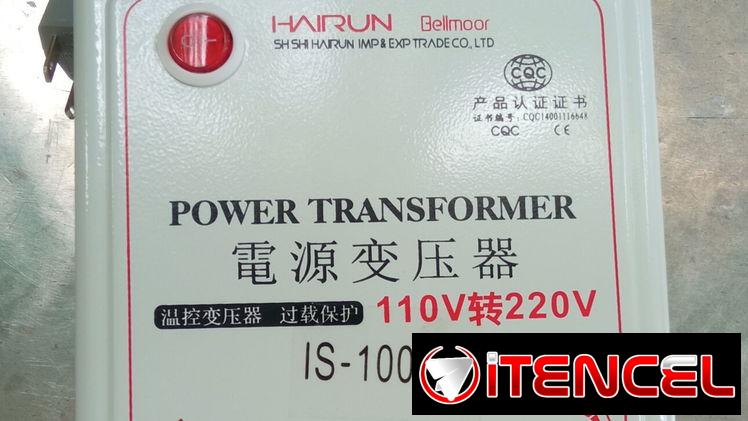 Transformador de 110V a 220 V, 1000 Watts ,nuevo en su caja