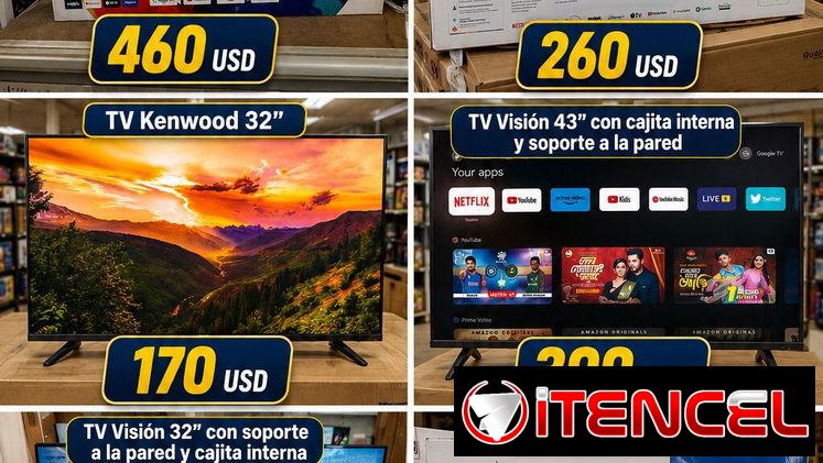 TELEVISORES, VENTILADORES Y BOCINAS