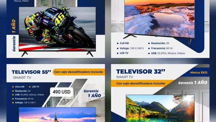 Smart TV Eko con cajita decodificadora incluida