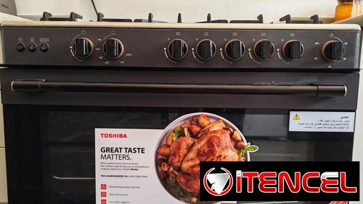 Cocina a gas Toshiba. 5 quemadores.