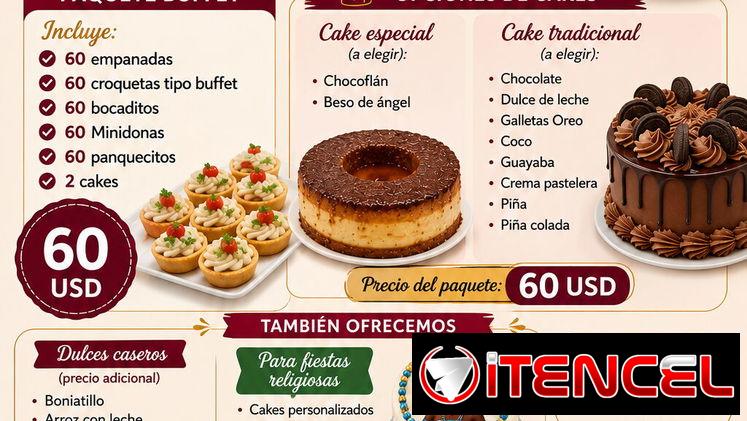 Buffet para Eventos y Fiestas Religiosas