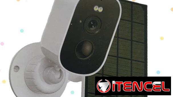 Cámara Recargable con Panel Solar