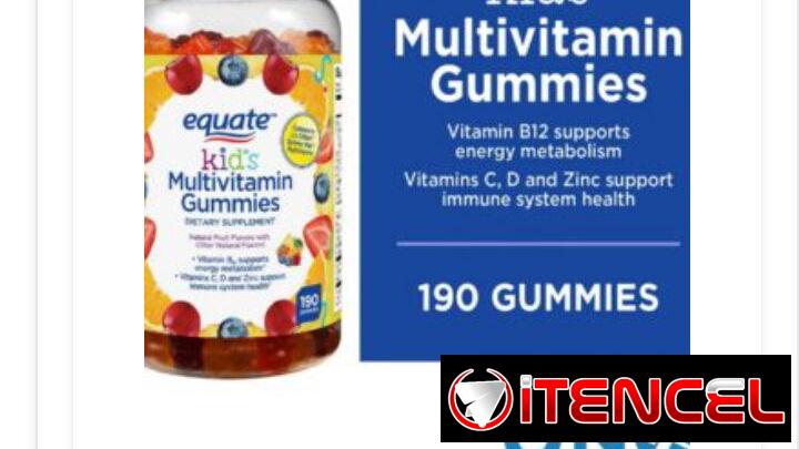 Vitaminas disponibles para niñas y niños ‼️