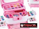 Set de Cosméticos Maquillaje Niña Esmalte de Uñas Maleta de Juguete Regalo de Cumpleaños para Actuaciones.