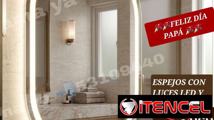 Espejos modernos led para tocador y baño oferta 55 usd