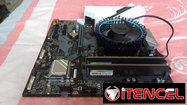 ✅OFERTA✅  KIT i3 12100F 3.3Ghz + GIGABYTE B760M GAMING PLUS WIFI DDR4 + 16GB RAM 3200Mhz DISIPADAS EN 230 USD