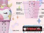‼️🎤 Micrófono de Karaoke para niños “Lovely Unicorn” 🦄  30 usd 💸