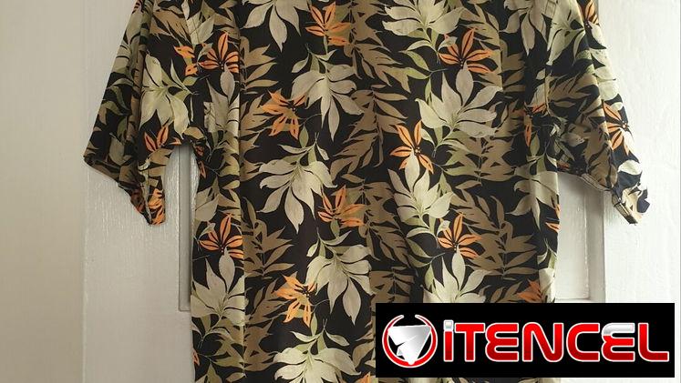 Camisa floreada de hombre manga corta