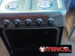 Vendo Cocina gas horno, Royal, 4 hornillas, 24″, magneto, luz en el horno, tapa de cristal -mensajería gratis y garantía