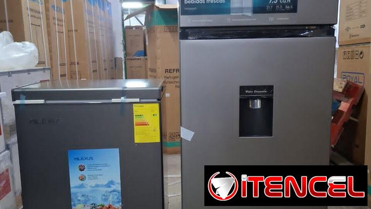 COMBO FRÍO + NEVERA Refrigerador hisense 7.27cuft y Nevera Milexus 4.2 cuft   540 con transporte incluido