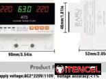 2 en 1 ATS Transfer + Protector de Voltaje Ajustable Manual 110V 63A 2P