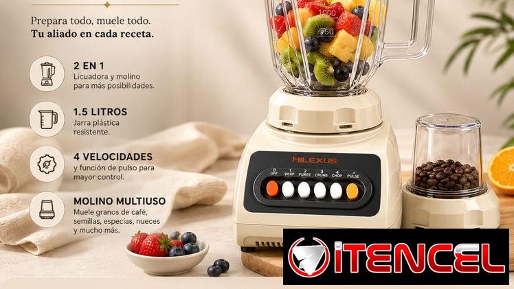 Licuadora y Molino 2 en 1 (CV)