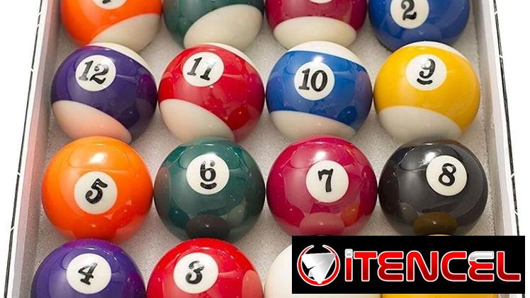 Juego de 16 bolas de billar  🎱 + guantes 🧤