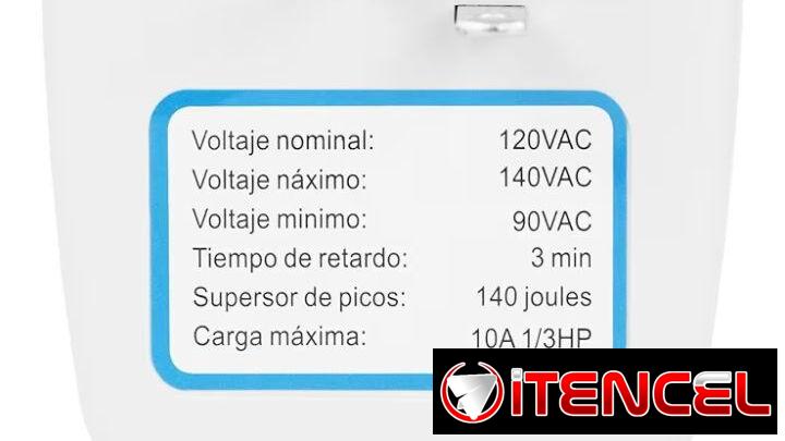 Protector de voltaje para electrodomésticos principales, 120 V 1400 W