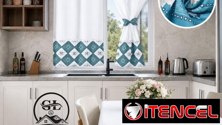 👑Juegos d cocina (excelente calidad) ✨mantel ✨dos alfombras  ✨un juego d cortinas decorativas  💰
