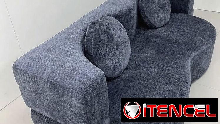 Sofa curvo de esponja