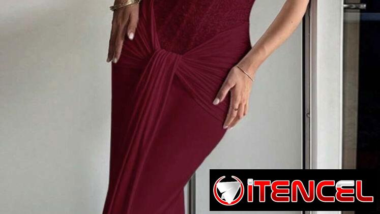 Vestido rojo elegante