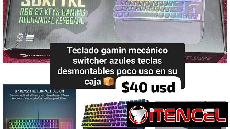 Teclado gamer mecánico en perfecto estado