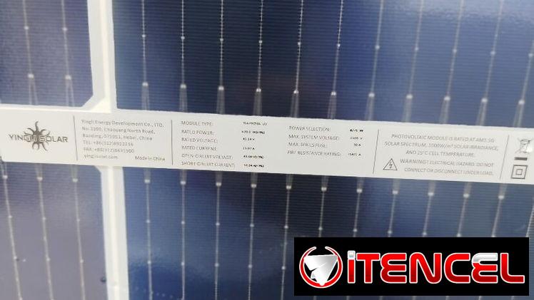 Paneles solares Yingli de 620w…de 5 paneles en adelante hay oferta