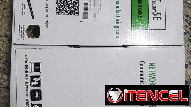 Cable utp categoría 5E en 45mil cup