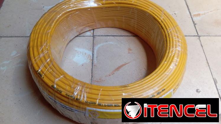 Cable eléctrico 14 AWG, rollo 100m. 30 USD