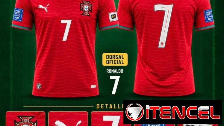 Camiseta Oficial de CR7 Mundial 2026. Máxima Calidad