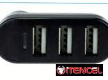 Hub USB Splitter, adaptador 3 puertos USB | Con garantía | videojuegoshabana.com