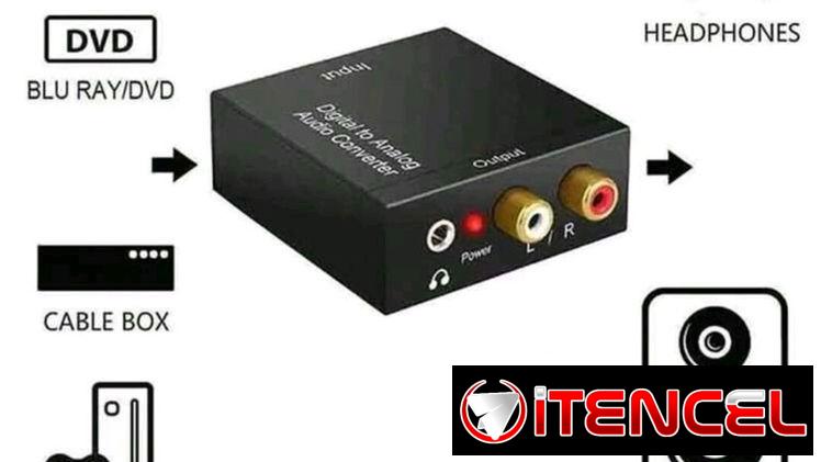 Adaptadores de optico a rca