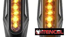 Flasher interno incorporado Indicadores secuenciales, flexibles, muy brillantes, finos-aerodinámicos, más largos (12 led