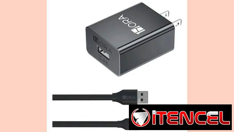 Combo Cargador  micro V8 5V 2.4A 12w GAR124