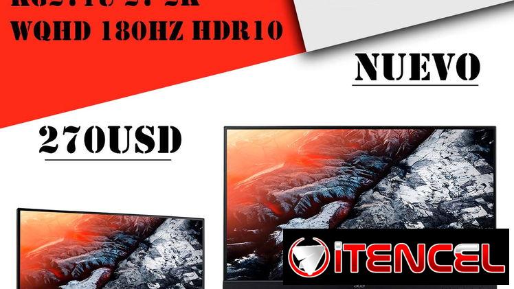 Monitor Gaming Acer Nitro KG271U 27″ 2K WQHD 180Hz HDR10 “Nuevo Sellado”