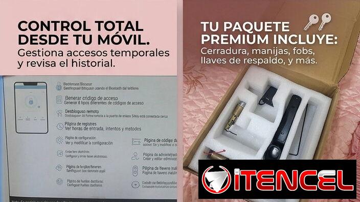 120 USD ¿Sigues cargando con llaveros pesados o con el miedo de que se te queden las llaves adentro?