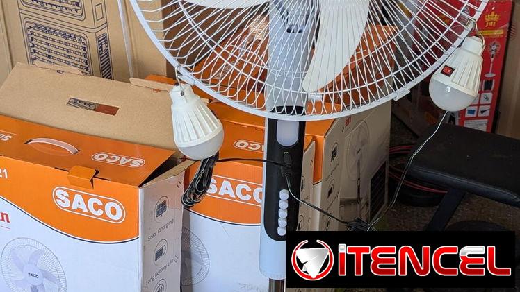Ventilador Recargable 16″ Saco