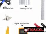 Kit de soldador eléctrico de 60 W con multímetro digital | Con garantía | videojuegoshabana.com